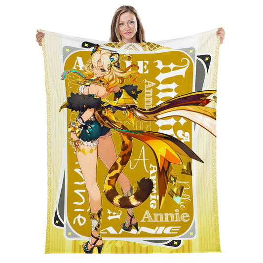 Custom Personalized Name Blanket - Genshin Xilonen Gift Blanket