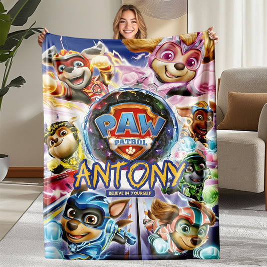 Custom Personalized Name Blanket - Раw Раtгоl Poster Blanket