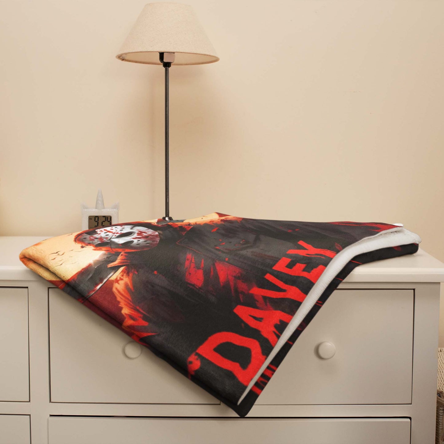 Custom Personalized Name Blanket - Midnight Slayer Blanket