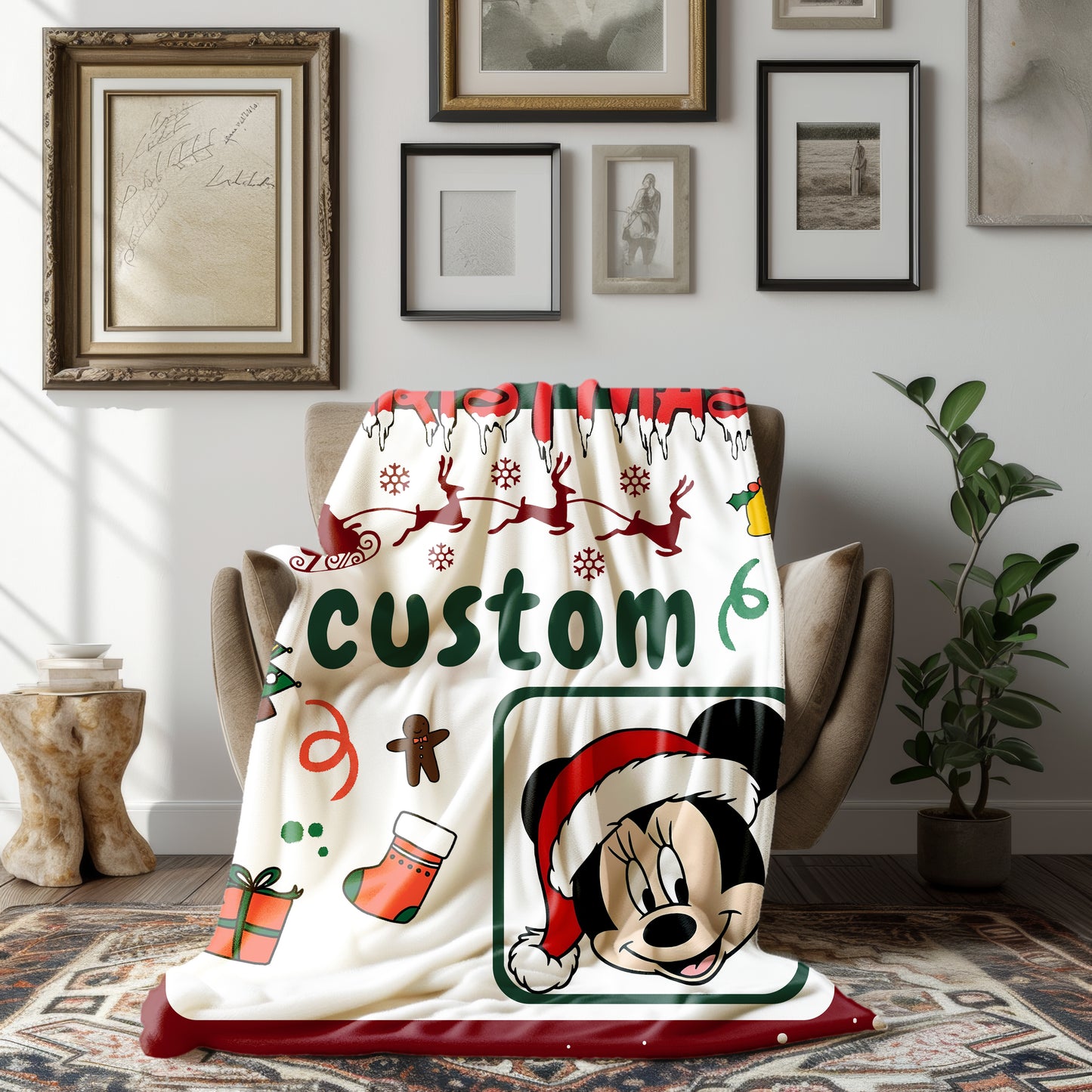 Christmas Micky Blanket