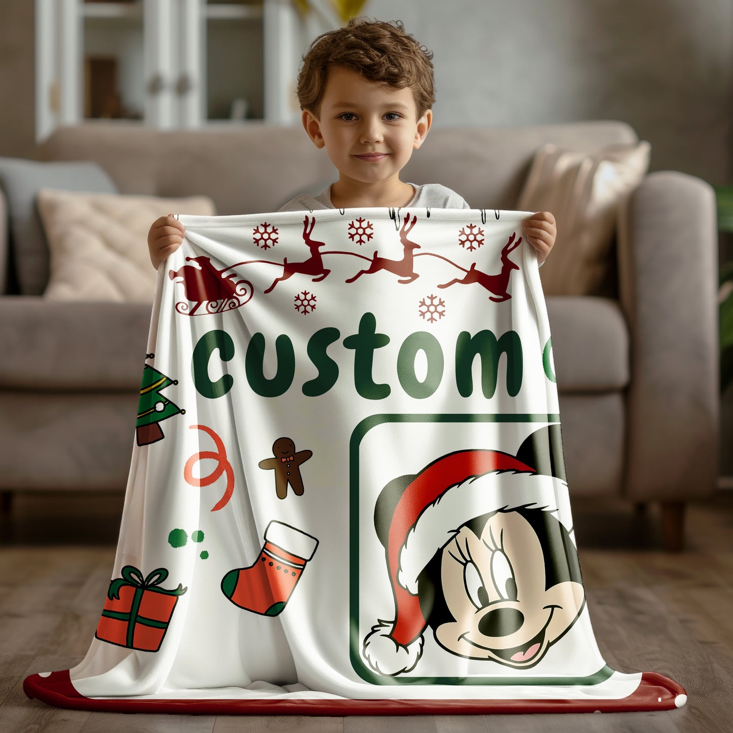 Christmas Micky Blanket