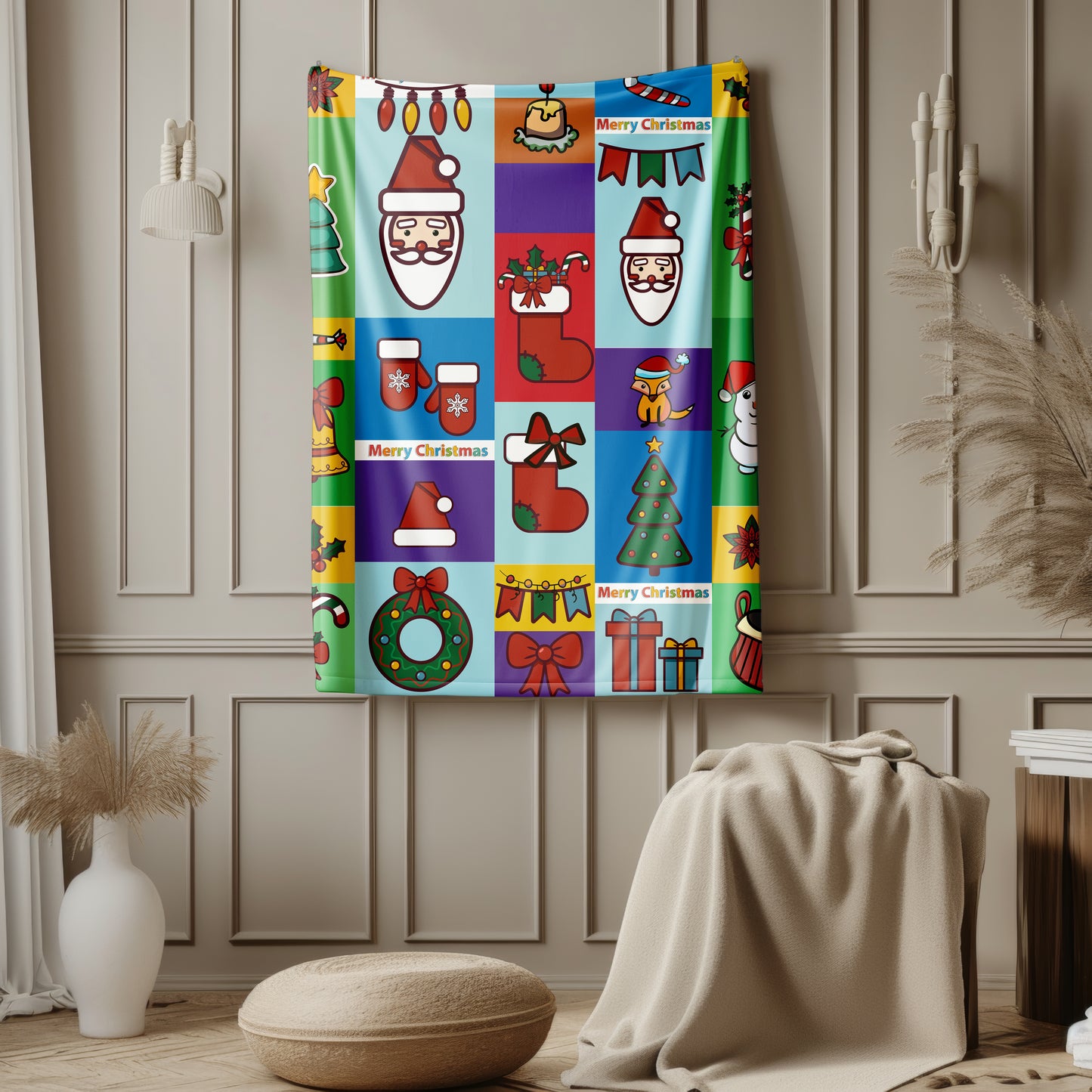 Christmas Cartoon Blanket