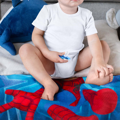 Custom Personalized Photo Blanket - Flying Spider Hero