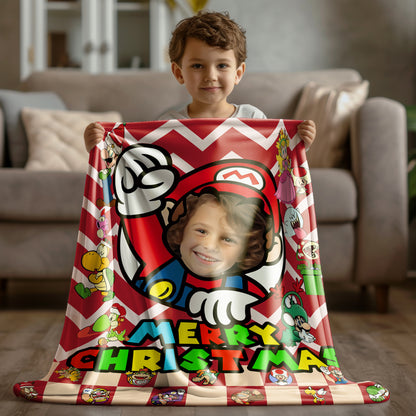 Custom Personalized Photo Blanket - Christmas Магiо Blanket