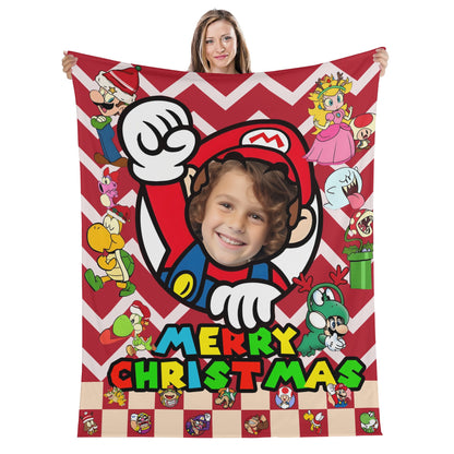 Custom Personalized Photo Blanket - Christmas Магiо Blanket