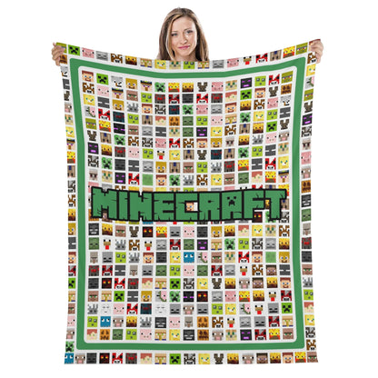 Custom Personalized Name Blanket - Pixel Block Blanket